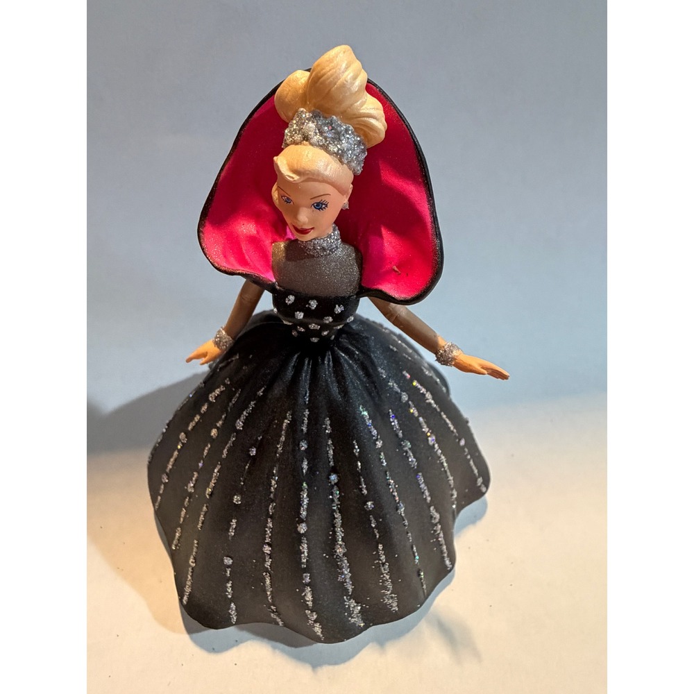 Hallmark Keepsake Ornament 1999 Holiday Barbie Collector's Series Black Gown Box